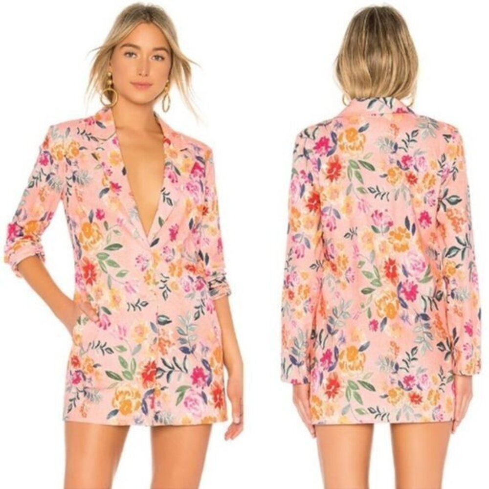 Lovers and Friends Miller Blazer Mini - Sunset Floral